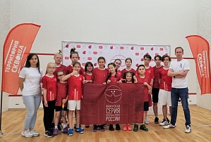 Четыре медали Всероссийского турнира по сквошу