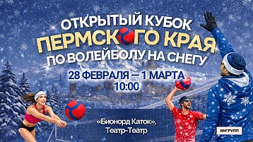 Кубок по волейболу на снегу!