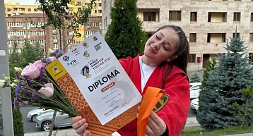 Карина Быкова - бронзовый призер Кубка мира по самбо