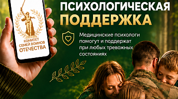 В ВК начал работу единый федеральный медико-психологический чат Комитета семей воинов Отечества