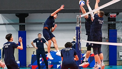 Тренировка "Камы" перед матчами 8 тура