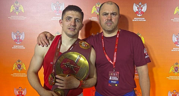 Борис Исаев - чемпион Росгвардии по боксу