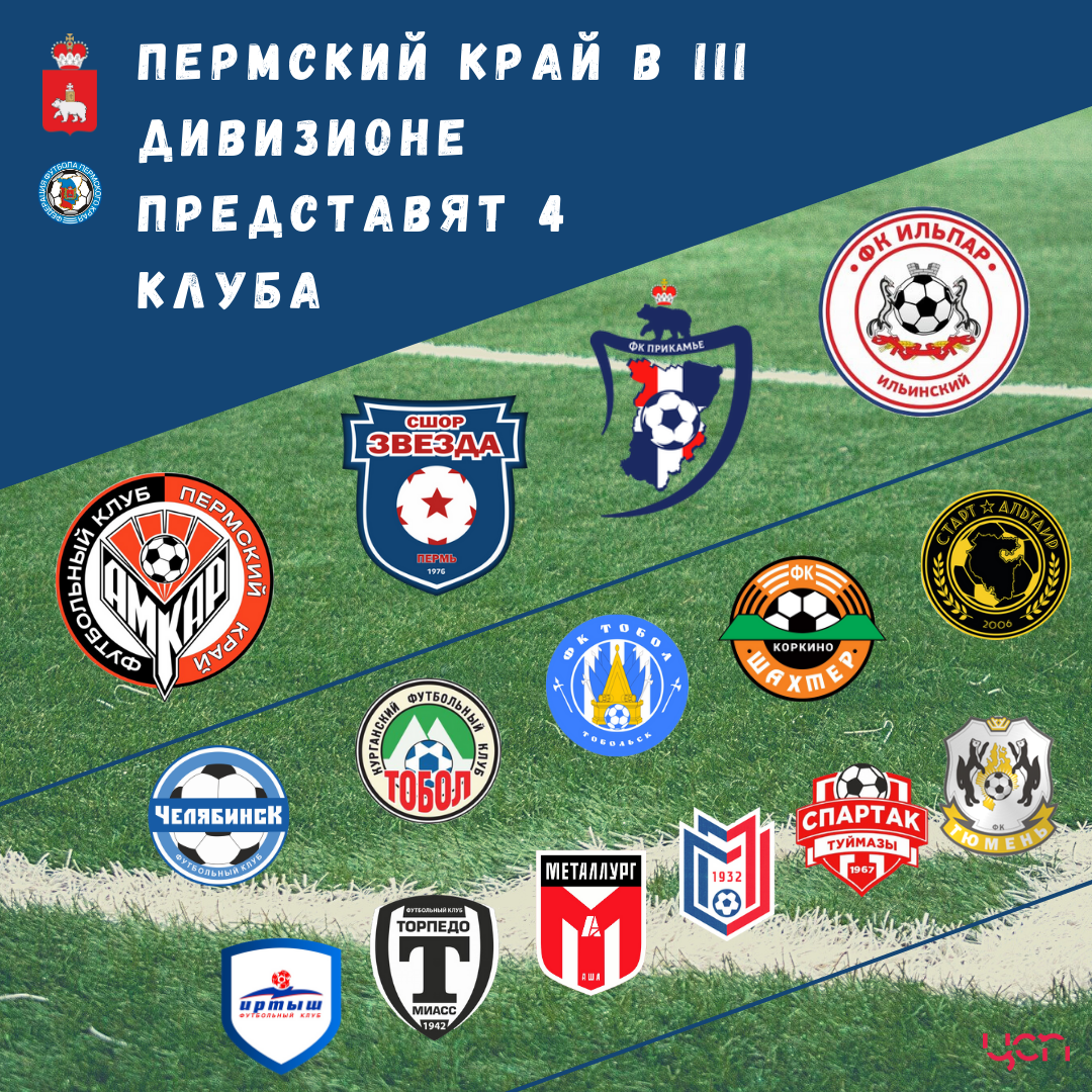 Пермский край в III дивизионе представят 4 клуба.png