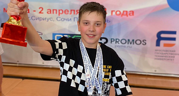 Егор Соромотин завоевал комплект наград на Всероссийском шахматном турнире