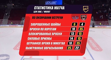 "Молот" прерывает свою победную серию, уступив ЦСК ВВС