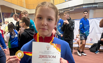 Двенадцатилетняя Елизавета Обухова дважды чемпион Всероссийских соревнований