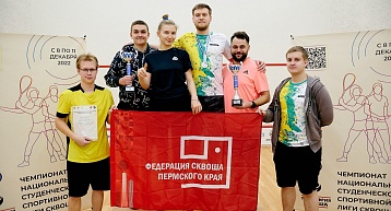 Студенты пермских вузов серебряные призеры турнира по сквошу