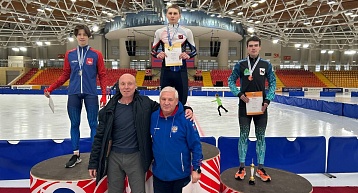 Пермский конькобежец Роман Накрошаев стал троекратным призером Первенства России