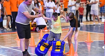 Праздник семейного спорта в СК им. Сухарева. ФОТО